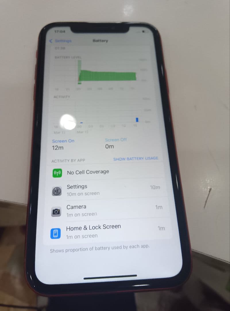 本体 64G　　iPhone XRの(PRODUCT)RED