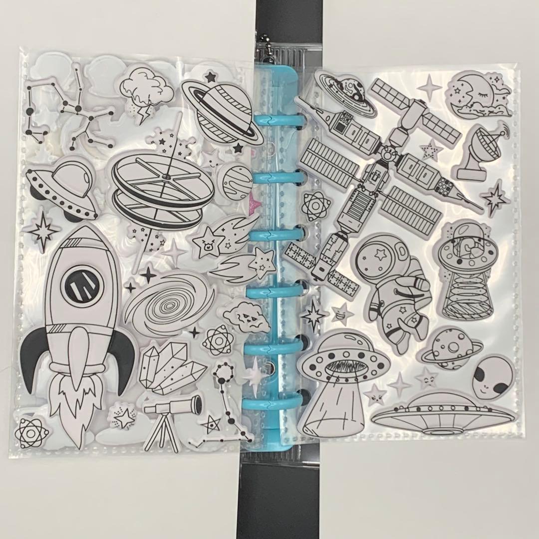 シール帳　完成品　A7 男の子　ポケモンver　①