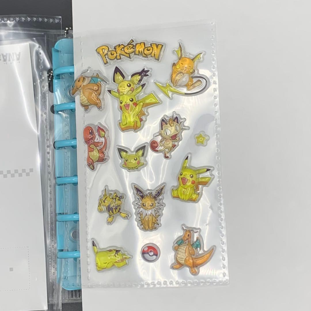 シール帳　完成品　A7 男の子　ポケモンver　①