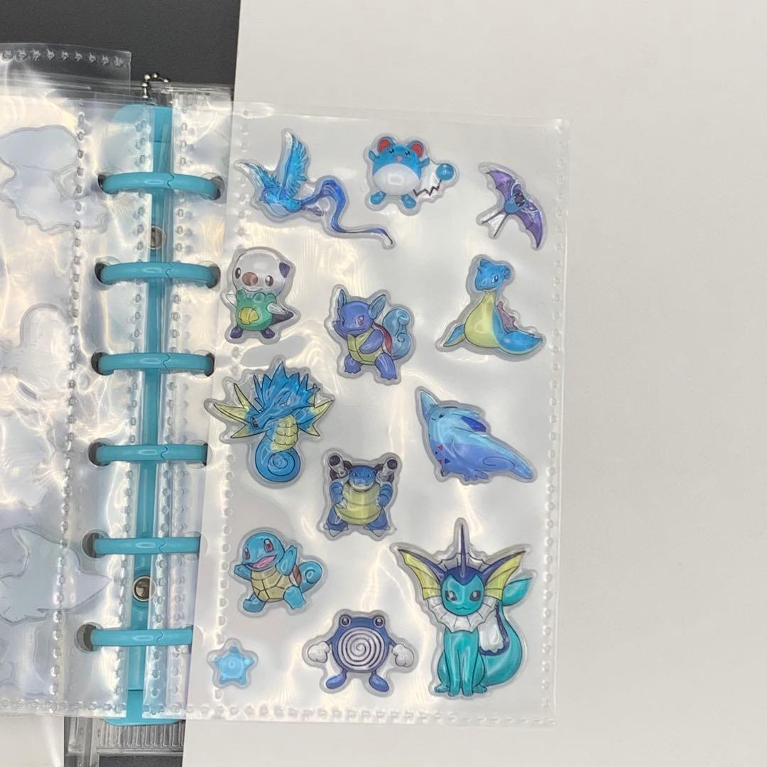 シール帳　完成品　A7 男の子　ポケモンver　①