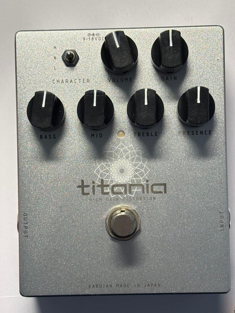 KarDiaN titania ギター エフェクター ハイゲインディストーション