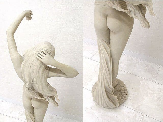 西洋彫刻 アラバスター ヴィーナス像　　大理石 美術品 女神像 裸婦像