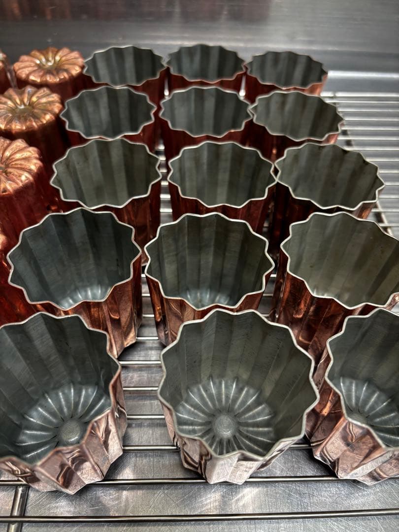 カヌレ型　銅　10個