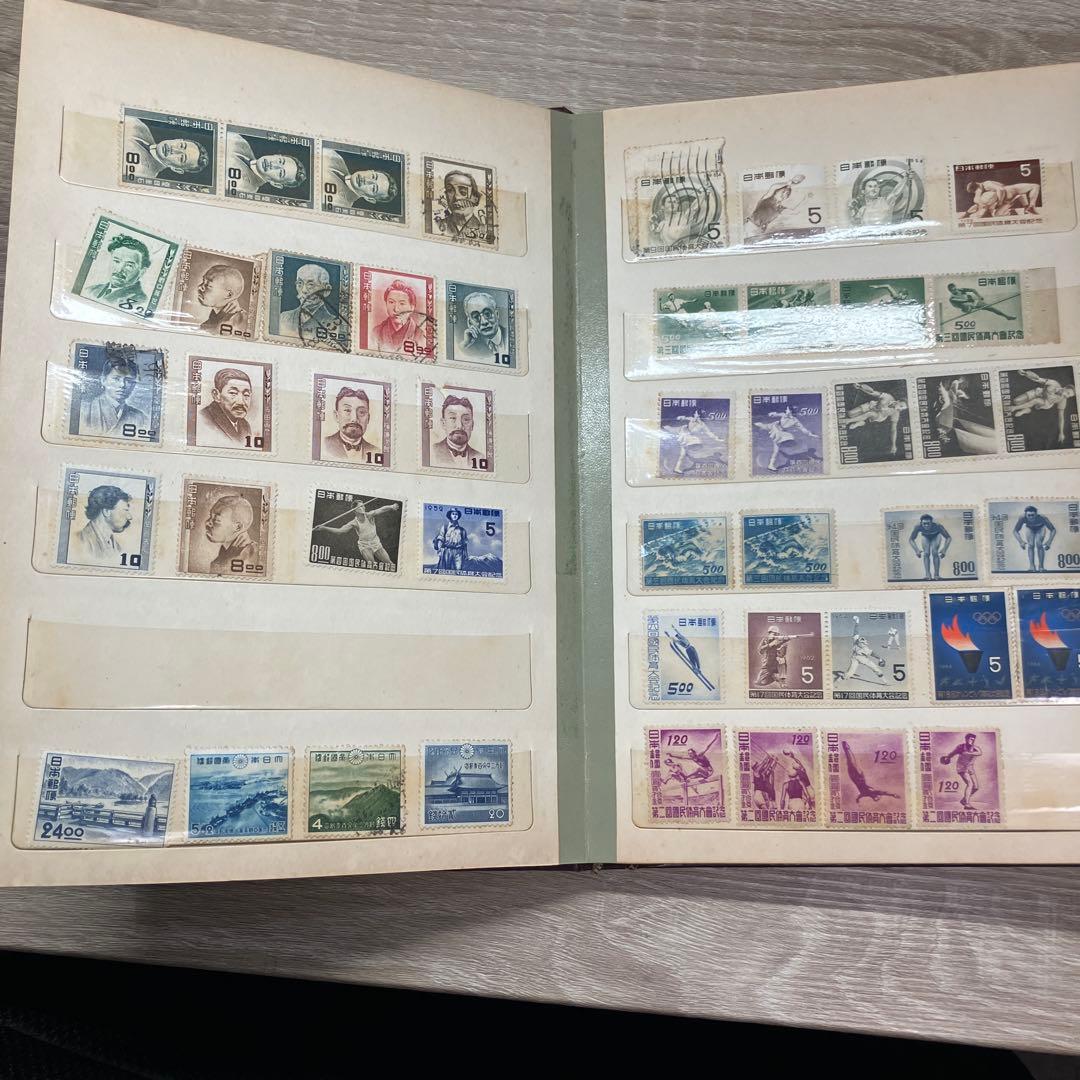 THE STOCK BOOK 使用済切手集　切手コレクション