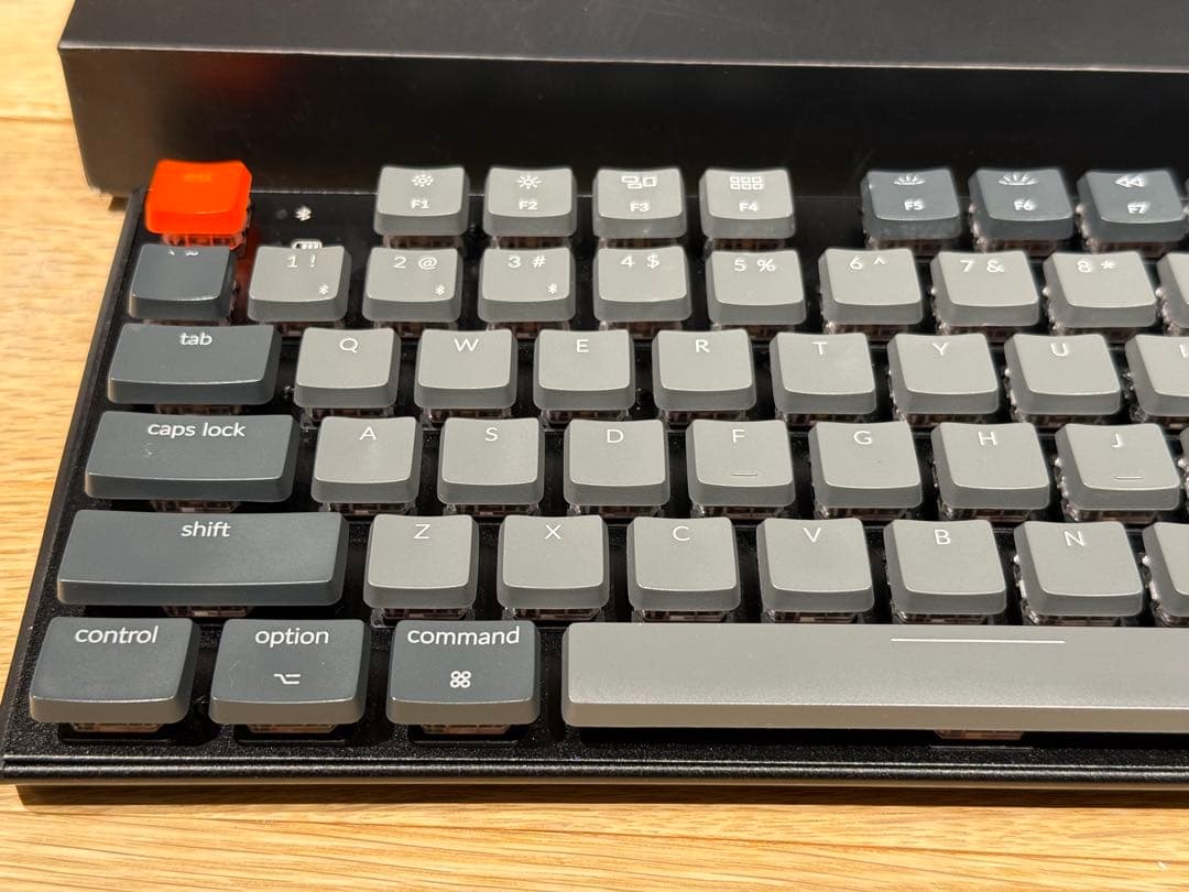 Keychron K1 USキーボードBluetooth＋有線　テンキー付　赤軸