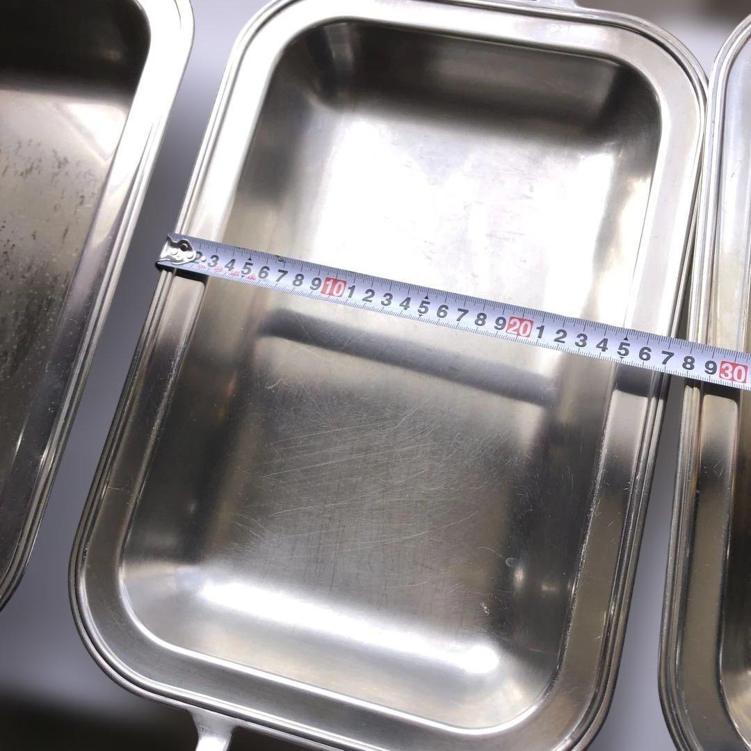 ユキワ　ブッフェ　チューフィングディッシュ　角　2台8点セット