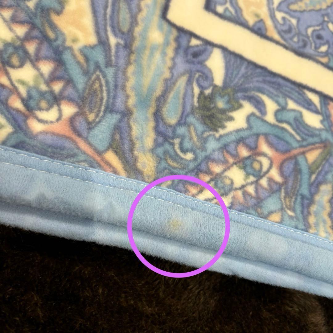 新品タグ付き　京都西川　Rose　ローズ　綿毛布　日本製