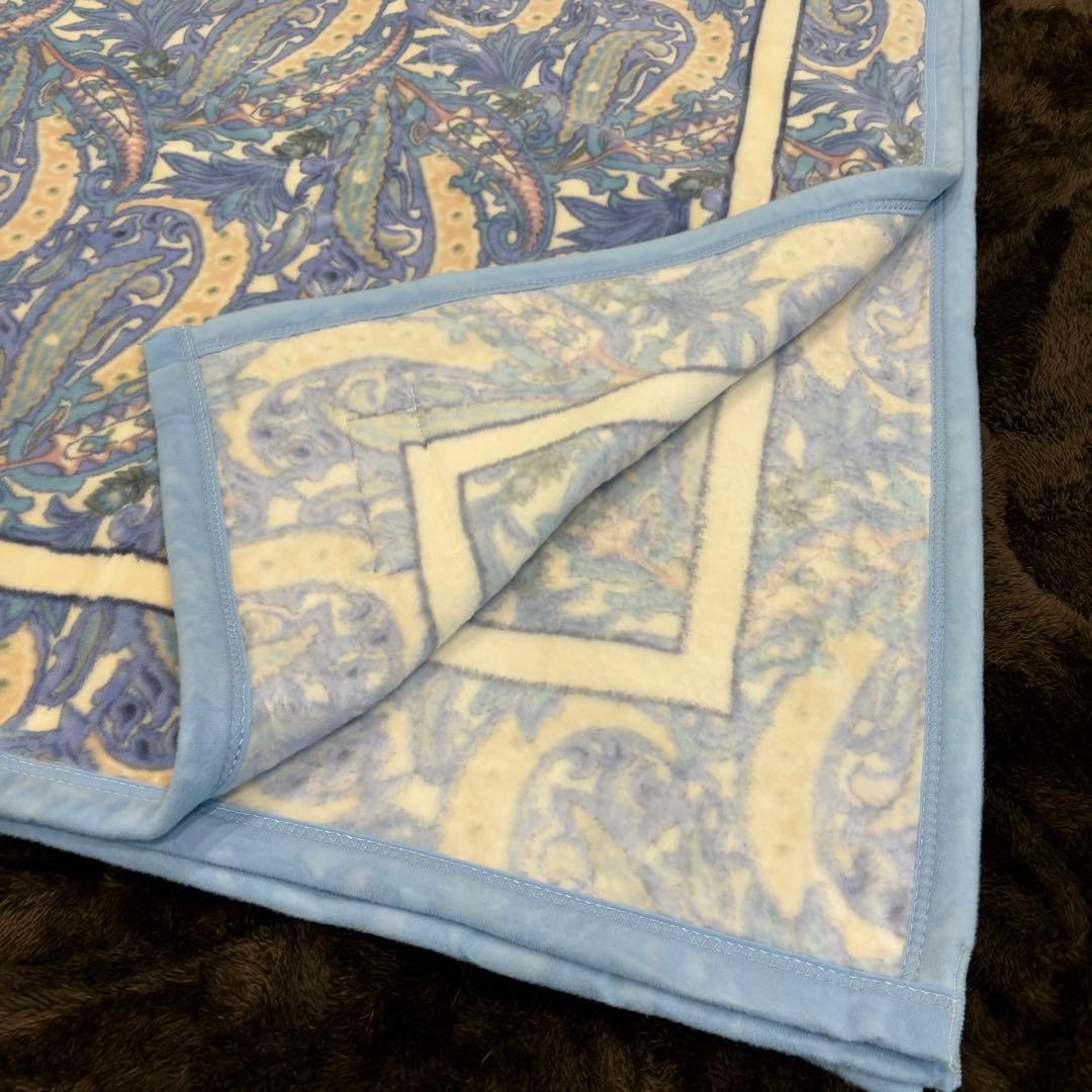 新品タグ付き　京都西川　Rose　ローズ　綿毛布　日本製