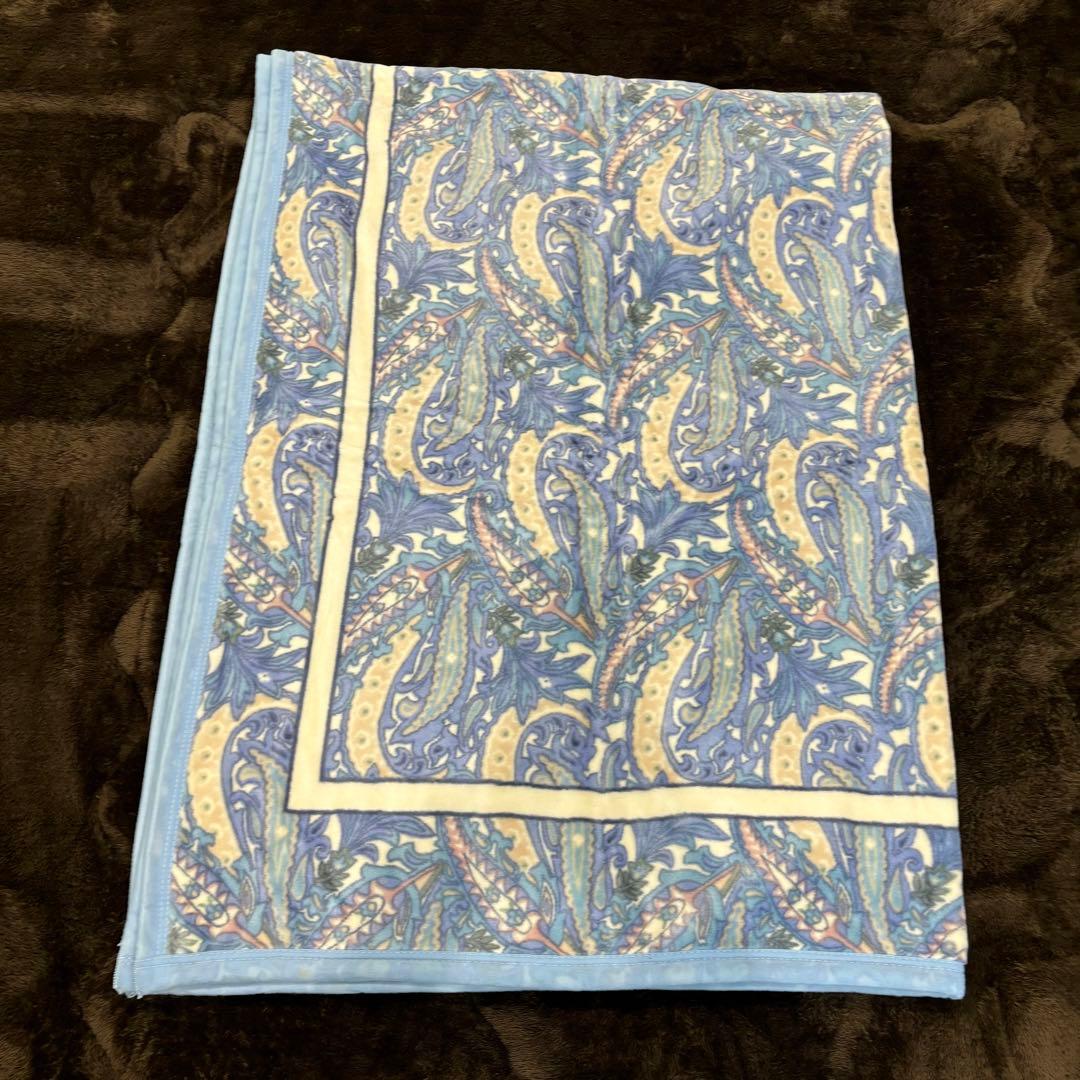 新品タグ付き　京都西川　Rose　ローズ　綿毛布　日本製