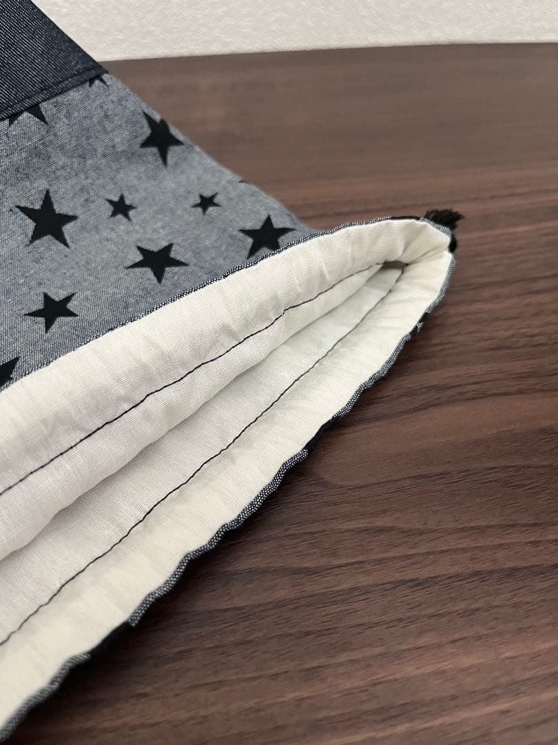 入園入学5点セット　スター　星　デニム　レッスンバッグ　ランチバッグ