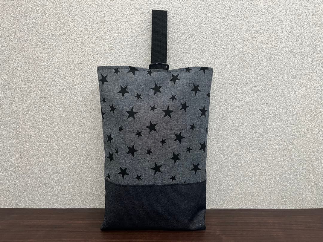 入園入学5点セット　スター　星　デニム　レッスンバッグ　ランチバッグ