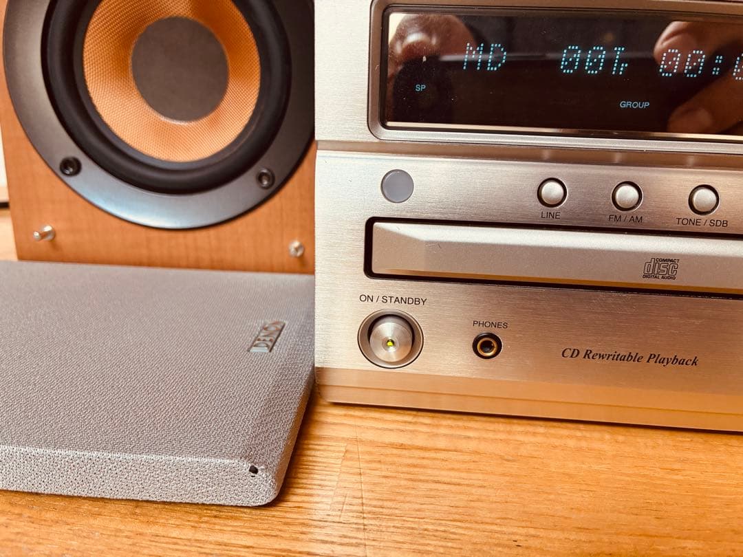 動作確認済　極美品　DENON CD・MD・D-MA3 リモコン スピーカー