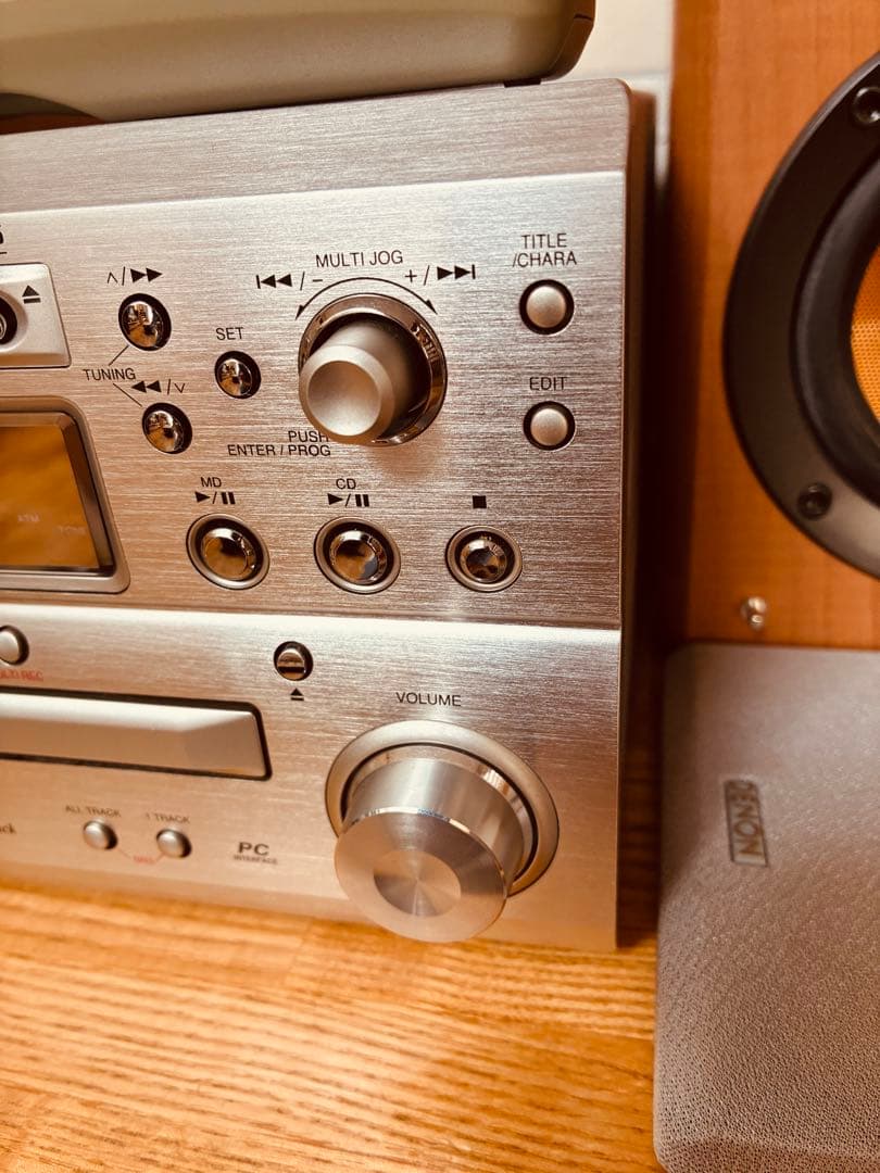 動作確認済　極美品　DENON CD・MD・D-MA3 リモコン スピーカー