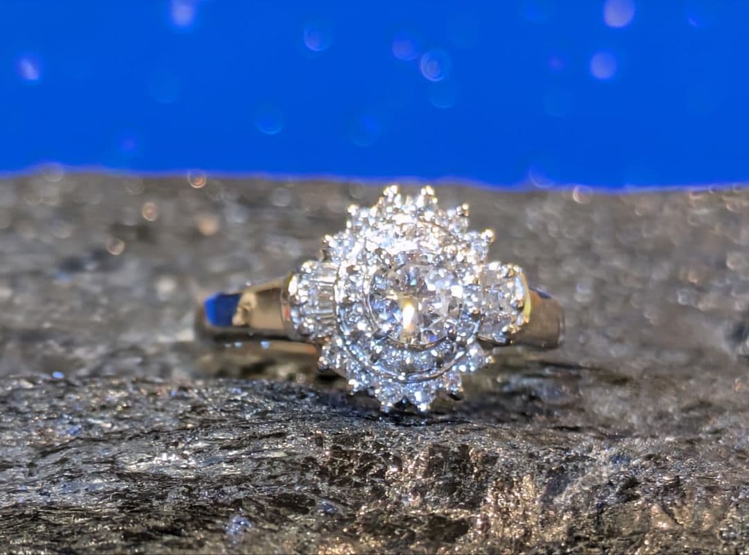 新品仕上げ済 ✨天然ダイヤモンド0.63ct / PT900 /サイズ12.5号