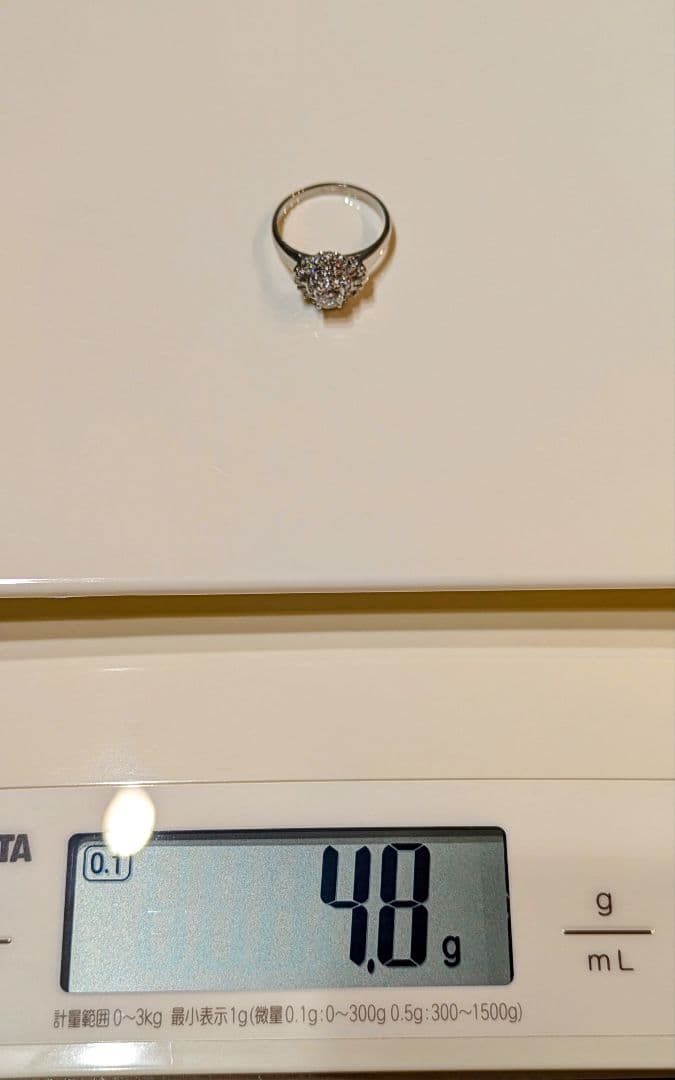 新品仕上げ済 ✨天然ダイヤモンド0.63ct / PT900 /サイズ12.5号