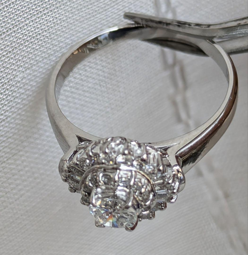 新品仕上げ済 ✨天然ダイヤモンド0.63ct / PT900 /サイズ12.5号