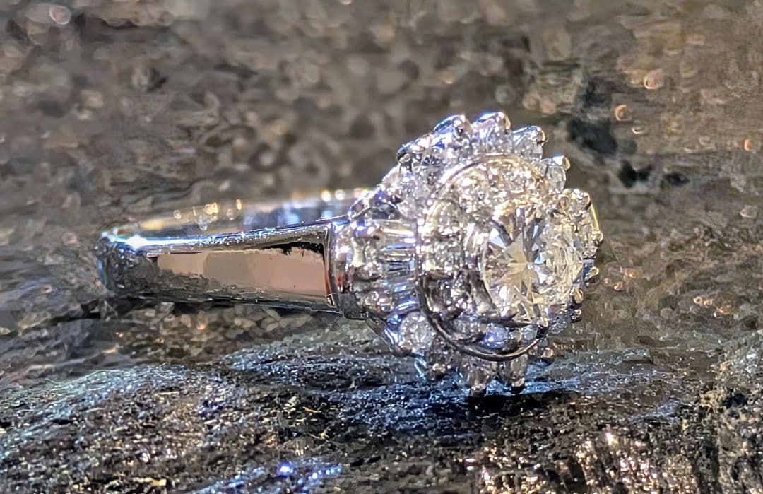 新品仕上げ済 ✨天然ダイヤモンド0.63ct / PT900 /サイズ12.5号