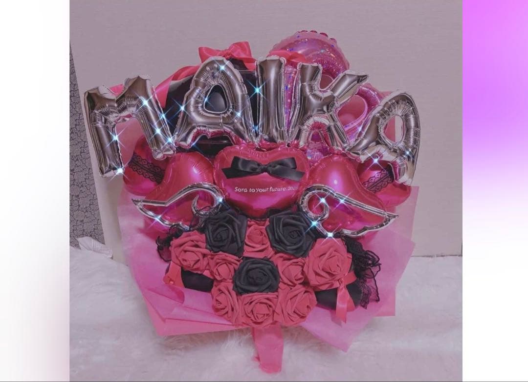 めろでぃ♡プロフ必読　バルーンブーケ　卒業ブーケ