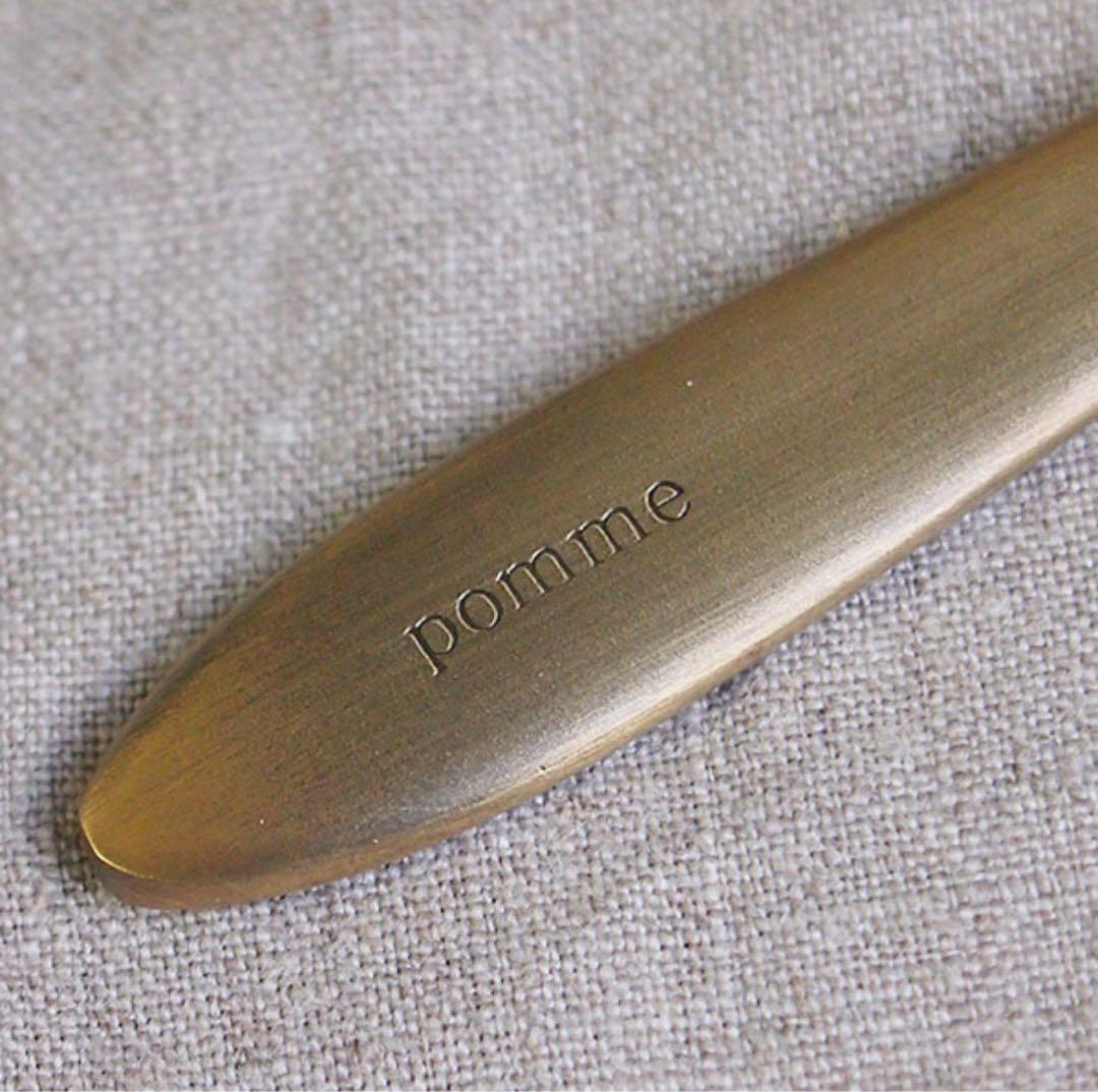 pomme ゴールド ぺティナイフ　刃渡り14.5cm 小型ナイフ 小型包丁
