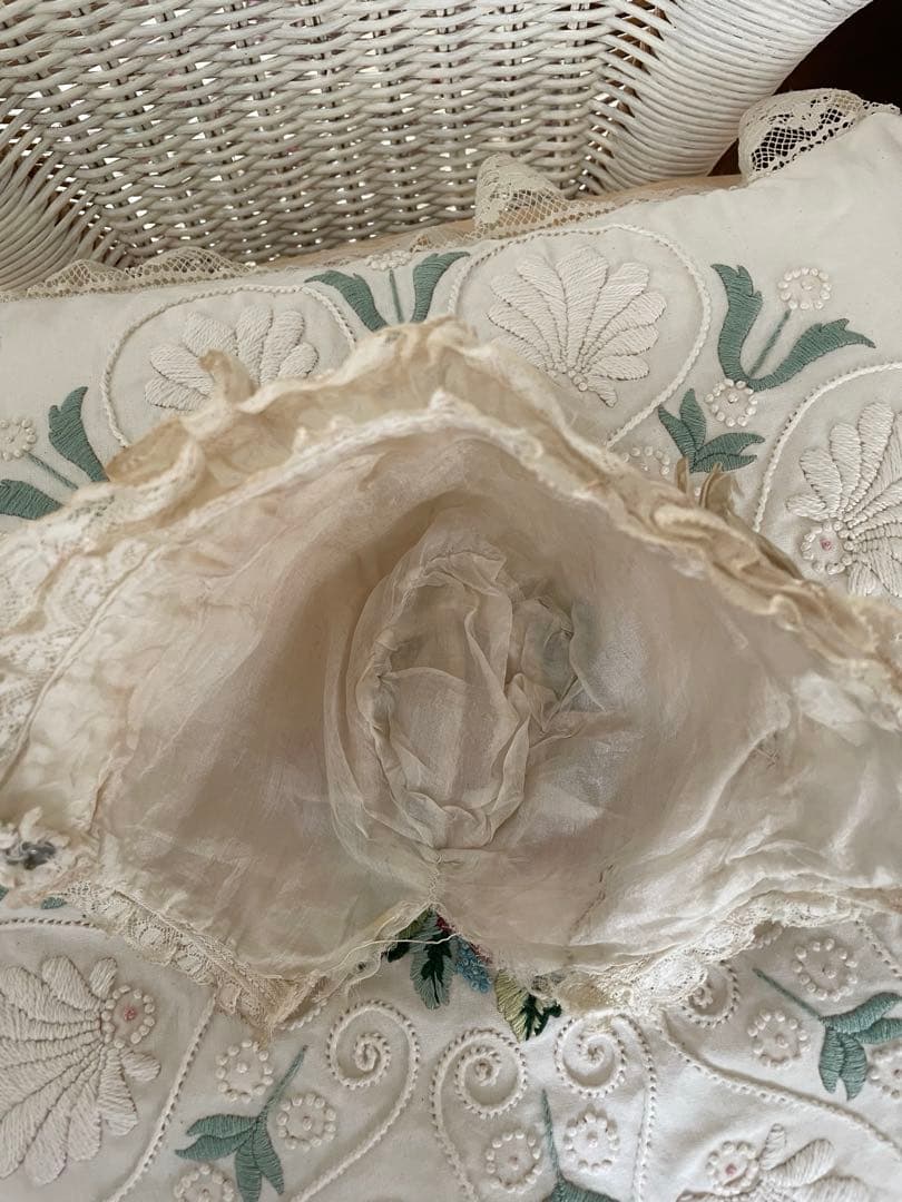 最終価格❤️アンティークボンネット♡アンティークビスクドール フランスアンティーク