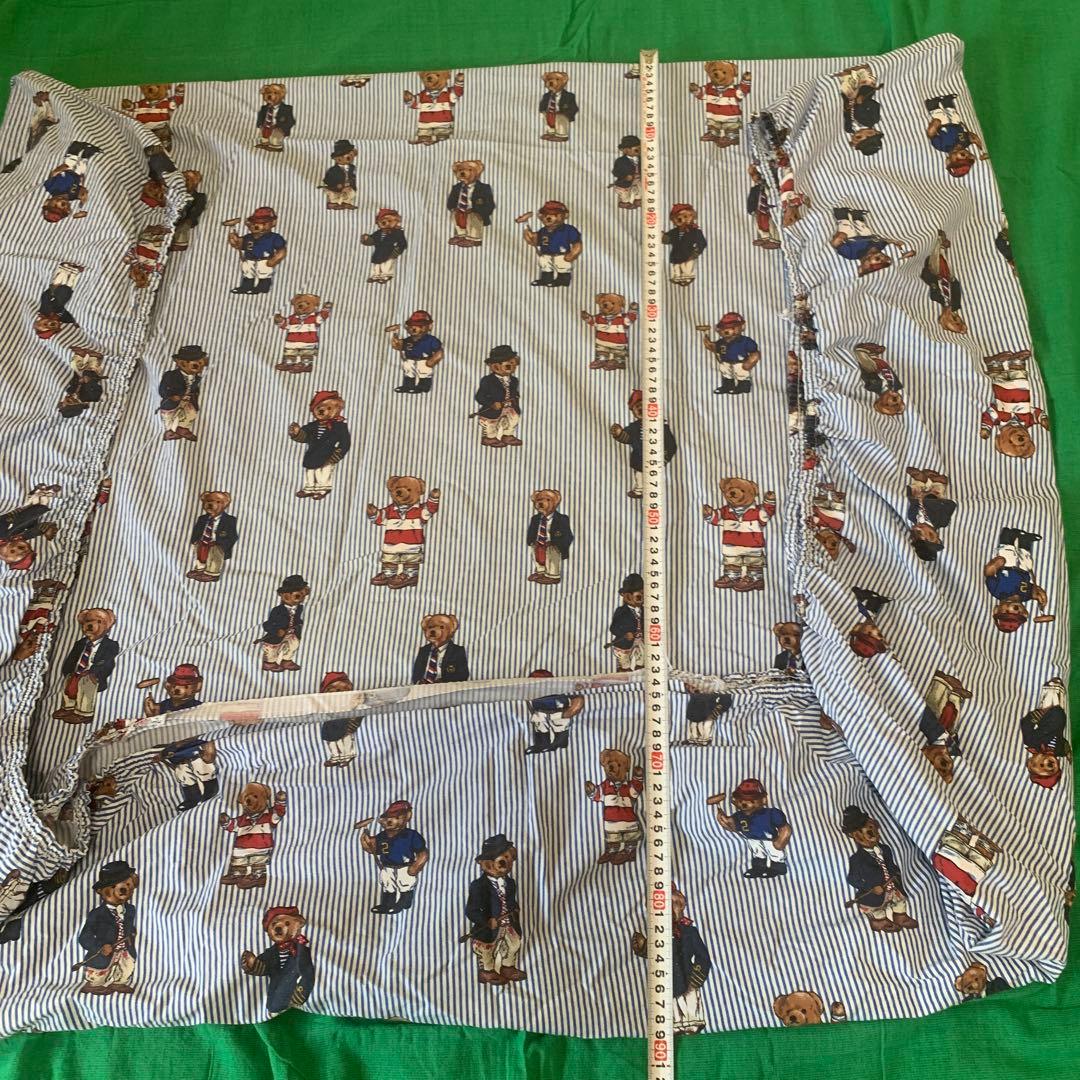 専用 ラルフローレンポロベアシーツ ブルーストライプ