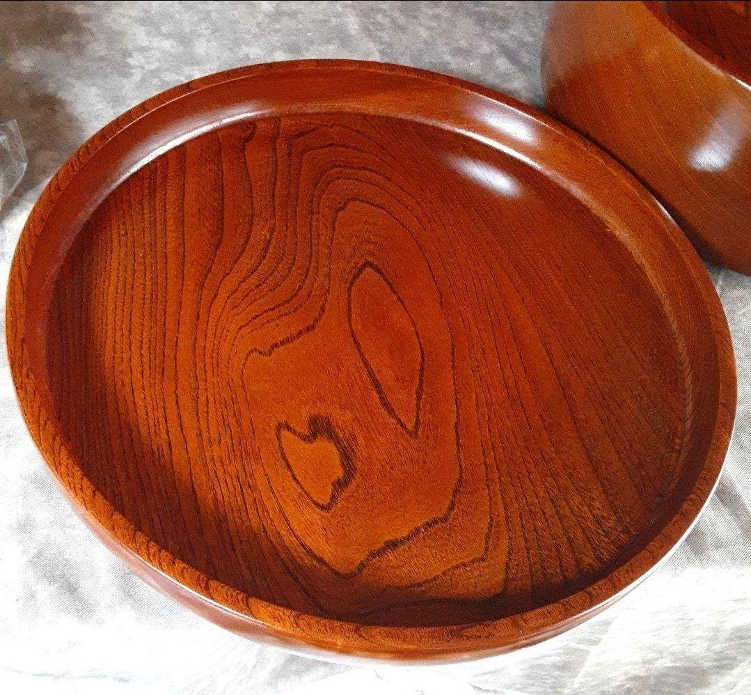 天然木くりぬき　茶櫃　茶びつ　一尺