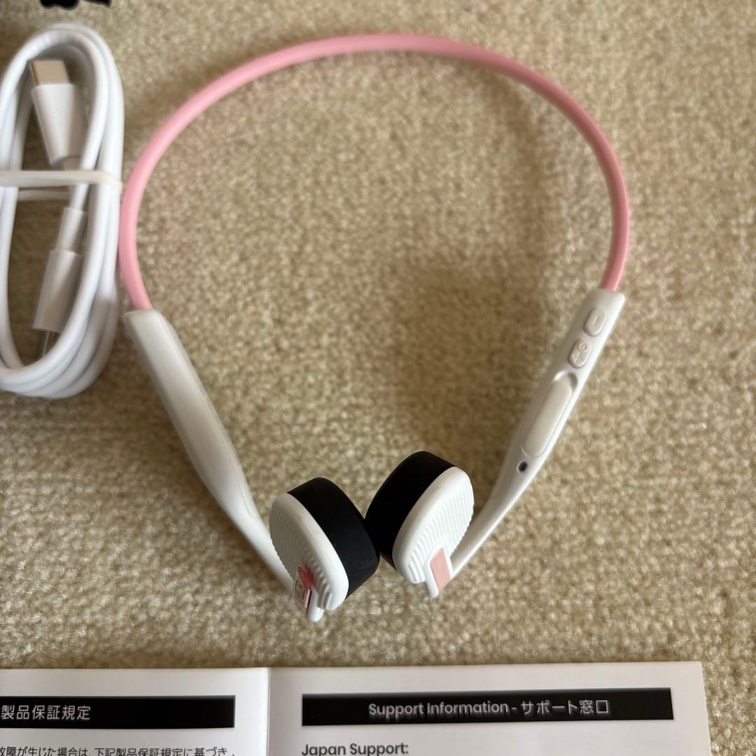 ⭐︎美品⭐︎SHOKZ OPENMOVE 骨伝導イヤホン ピンク