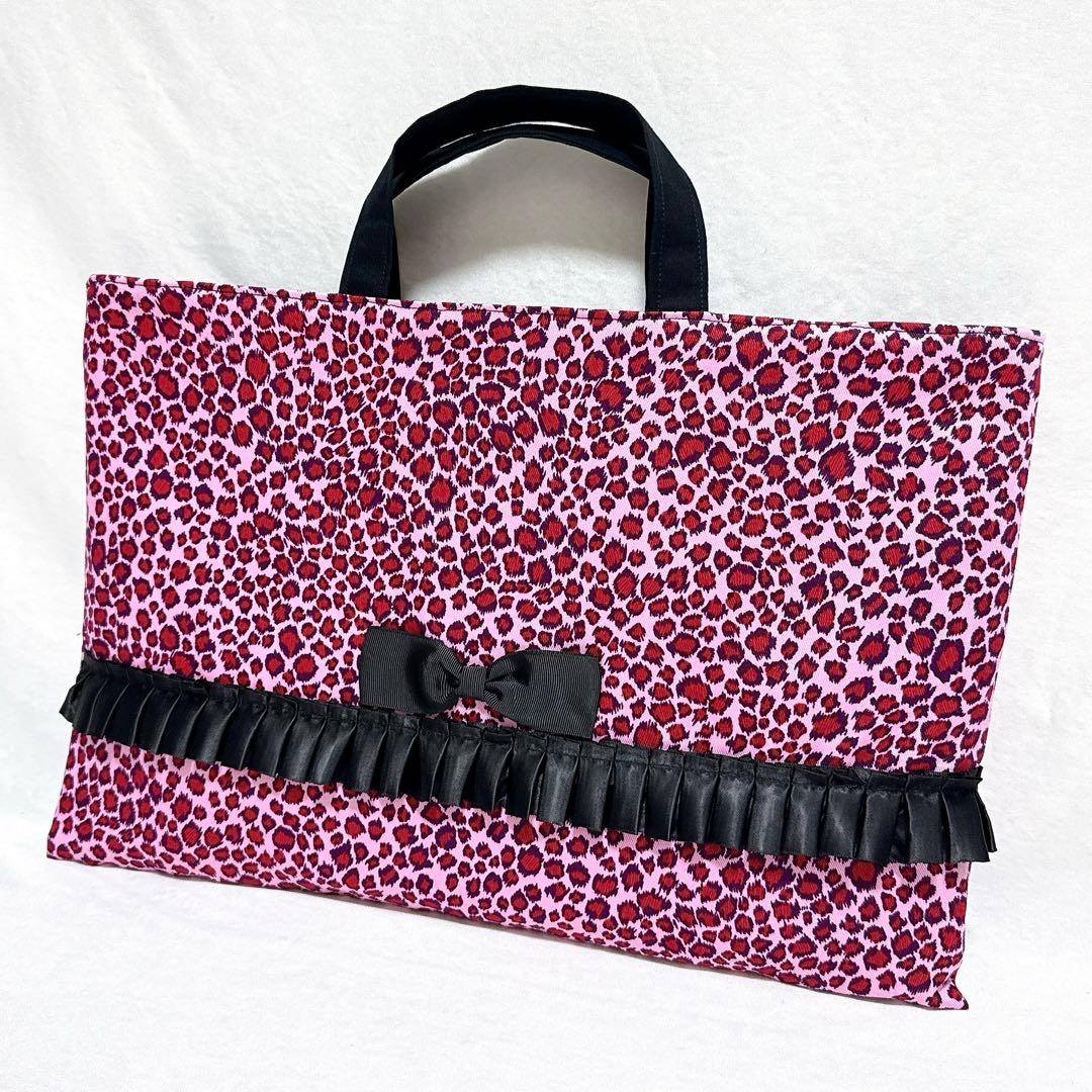 アニマル×レオパード柄❤︎女の子　入園入学３点セット　ちびギャルchanに❤︎