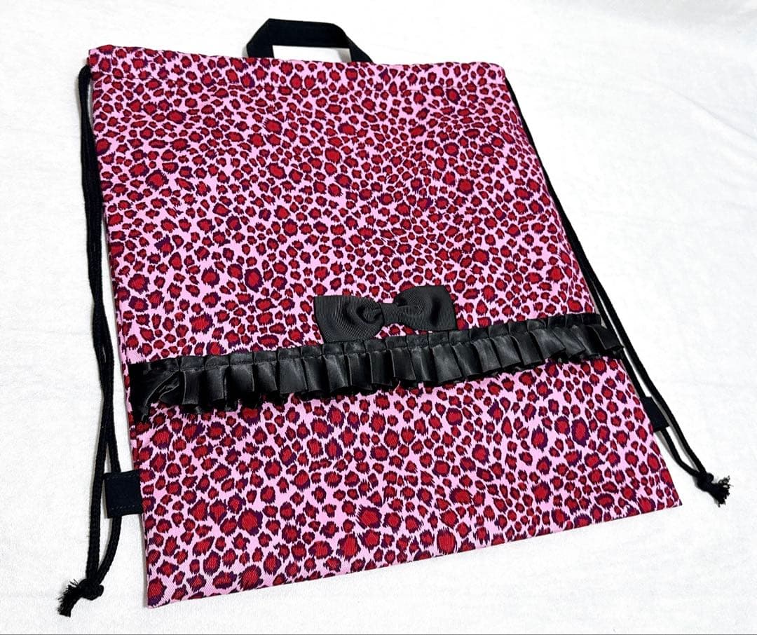 アニマル×レオパード柄❤︎女の子　入園入学３点セット　ちびギャルchanに❤︎