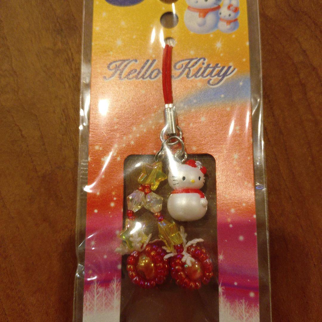 ハローキティ　雪だるま　ご当地根付　冬季限定2個セット