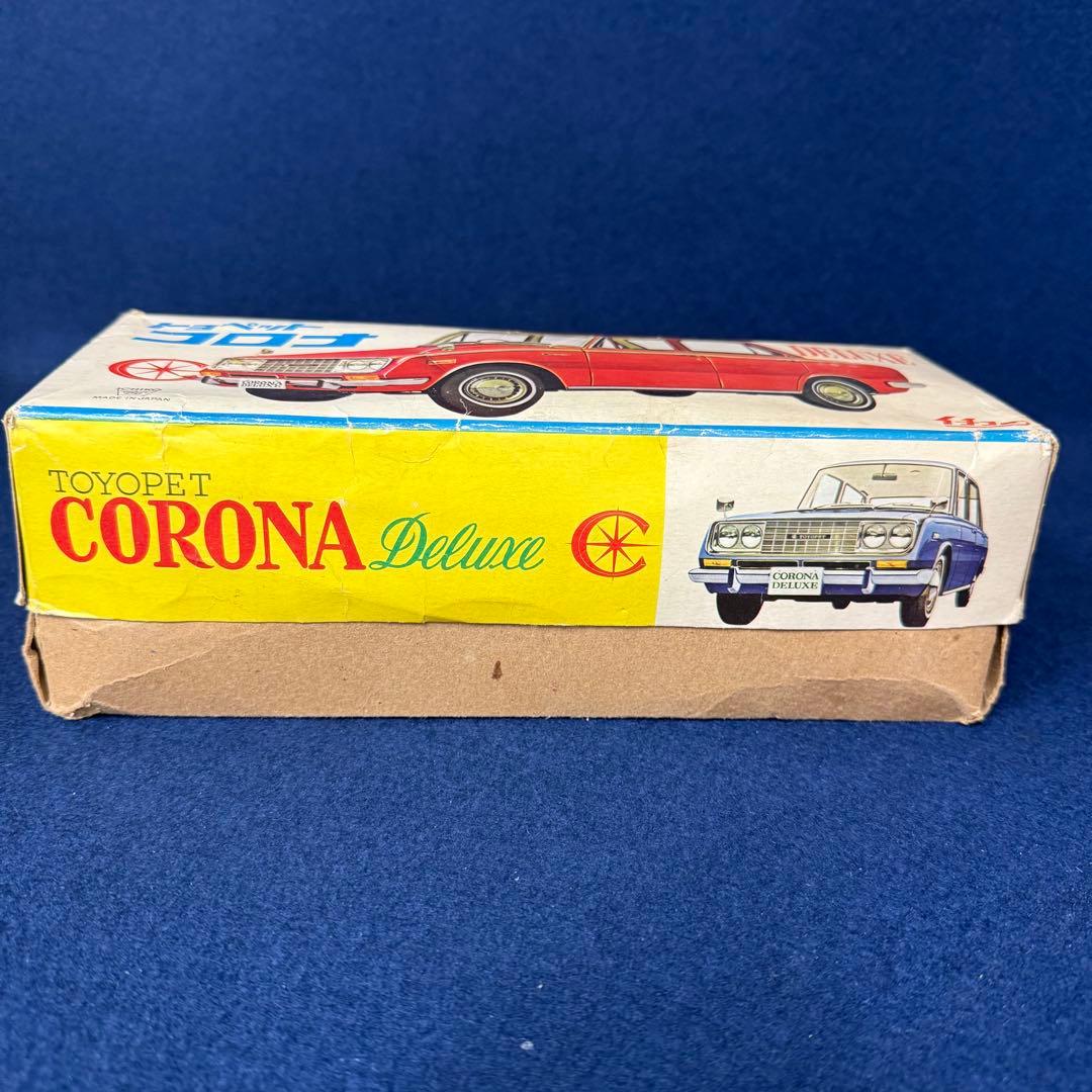 イチコー トヨペット コロナ デラックス ブリキ ミニカー フリクション 箱付き