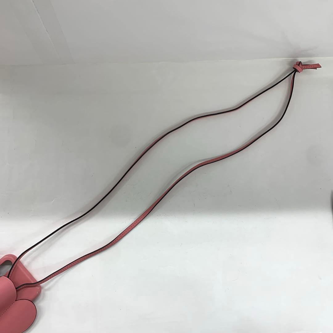 LJB04-4 ロエベ アナグラム レザー エレファント 象