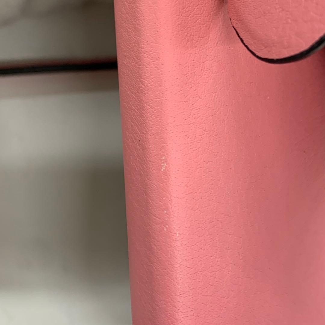 LJB04-4 ロエベ アナグラム レザー エレファント 象