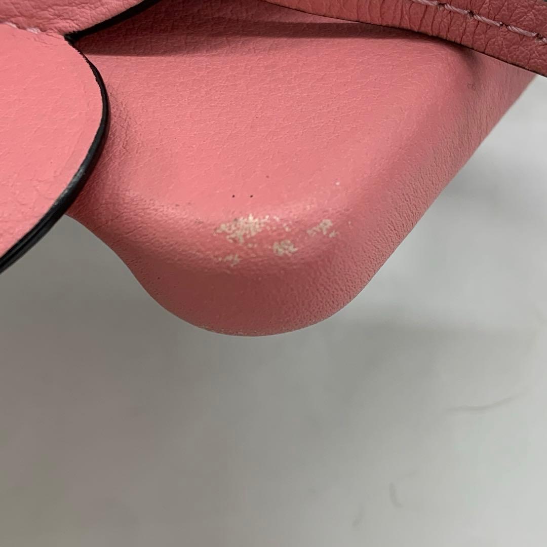 LJB04-4 ロエベ アナグラム レザー エレファント 象