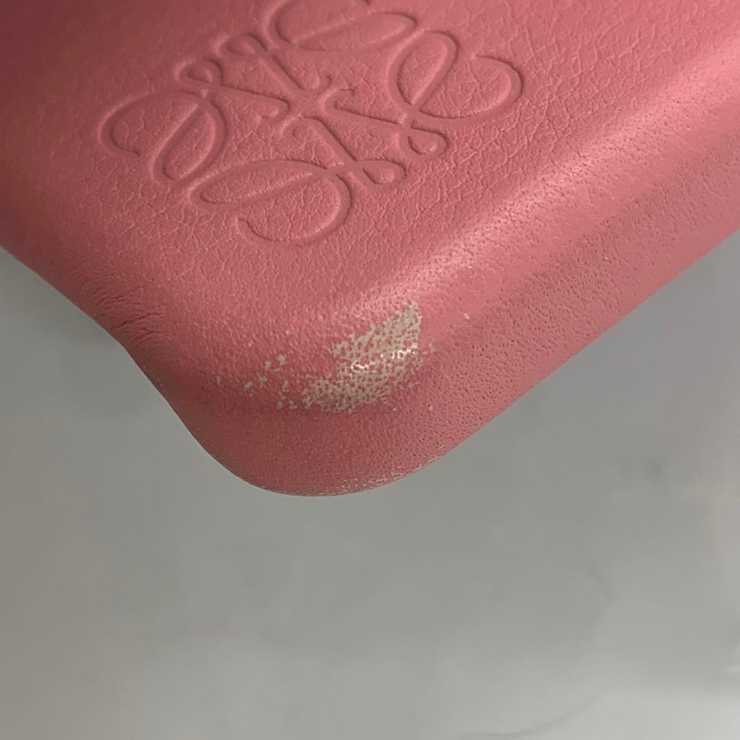 LJB04-4 ロエベ アナグラム レザー エレファント 象