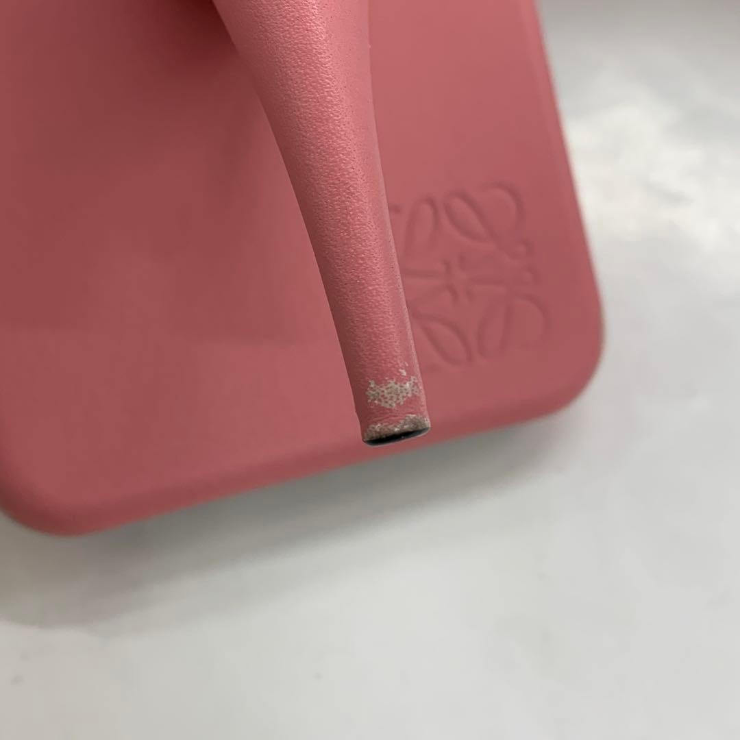 LJB04-4 ロエベ アナグラム レザー エレファント 象