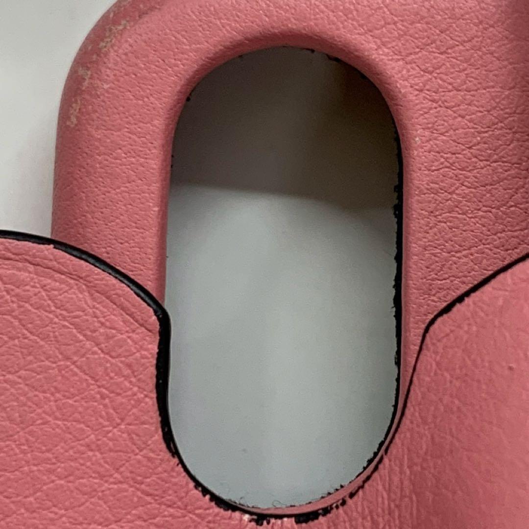 LJB04-4 ロエベ アナグラム レザー エレファント 象