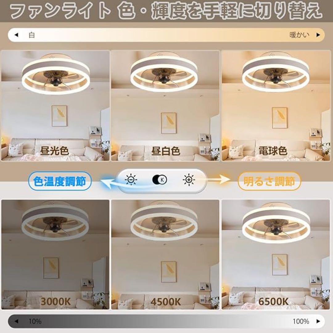 シーリングファンライト　8〜10畳　ワンタッチ取付　タイマー　正逆回転