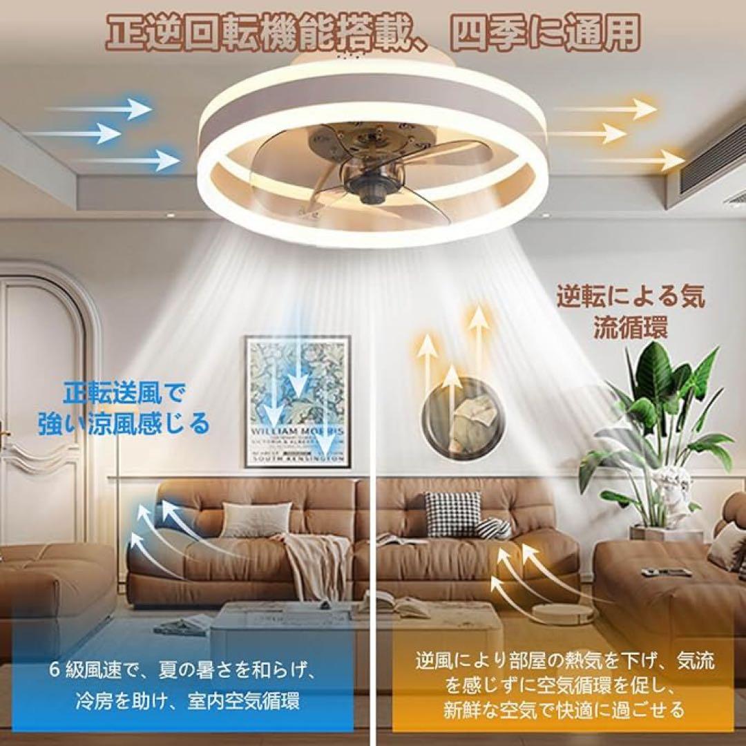シーリングファンライト　8〜10畳　ワンタッチ取付　タイマー　正逆回転