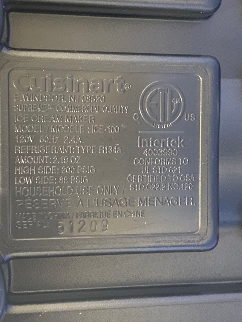 クイジナート Cuisinart ICE-PRO100J アイスクリーム