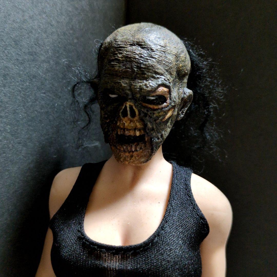 1/6　カスタム　ヘッド　植毛　ゾンビ　フィギュア　12インチ　ジェイソン