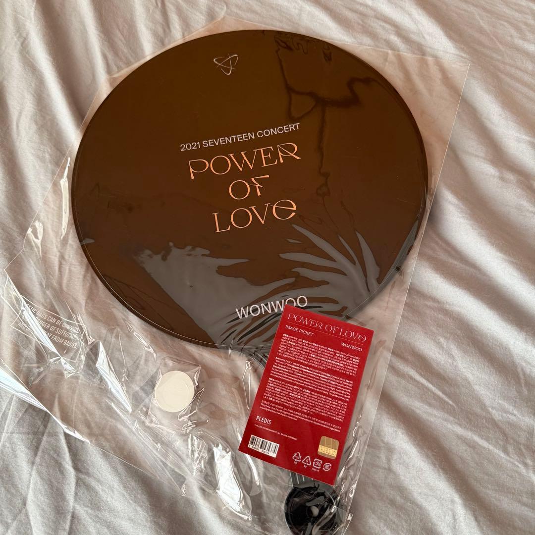 power of love ウォヌ うちわ