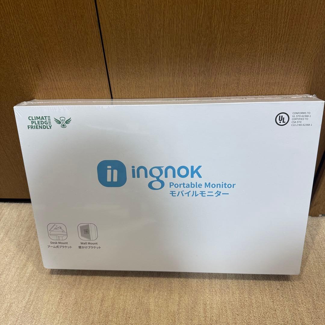 新品未使用Ingknok 18.5インチ FHD IPSモバイルモニター
