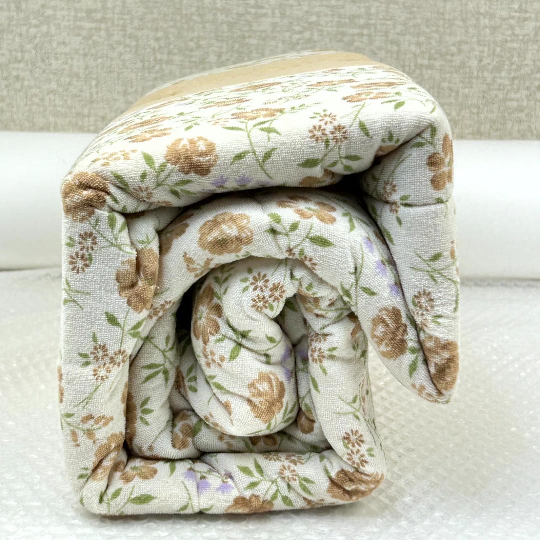 【新品未使用】西川産業　合繊掛ふとん　キルトケット　2枚組　モルコムローズ