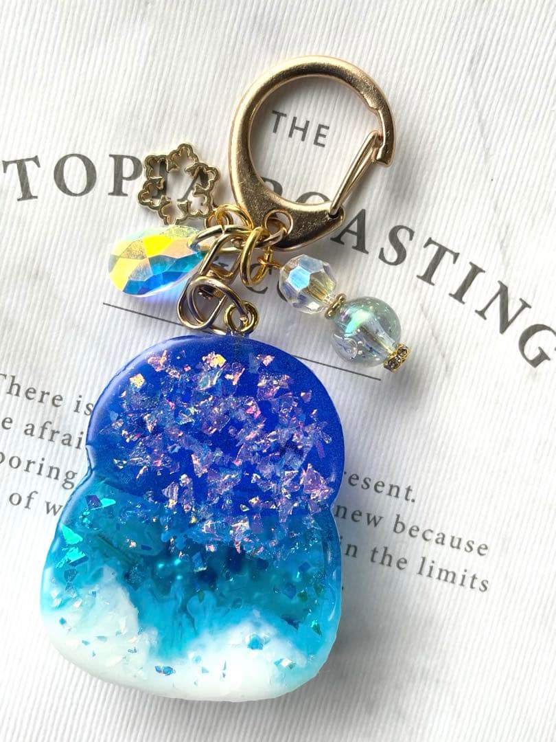 シャカシャカキーホルダー　winterペンギンシェイカー