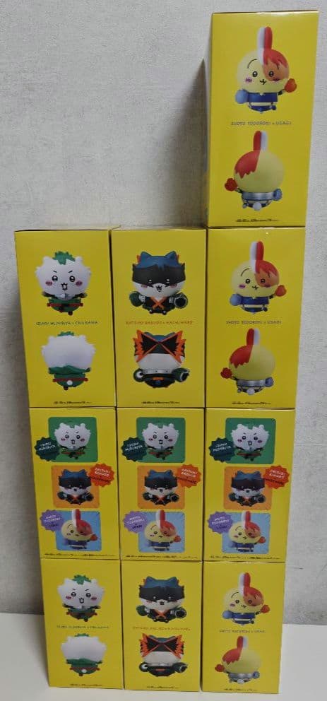 僕のヒーローアカデミア ✖ ちいかわ フィギュア 10体 緑谷 爆豪 轟 コンプ