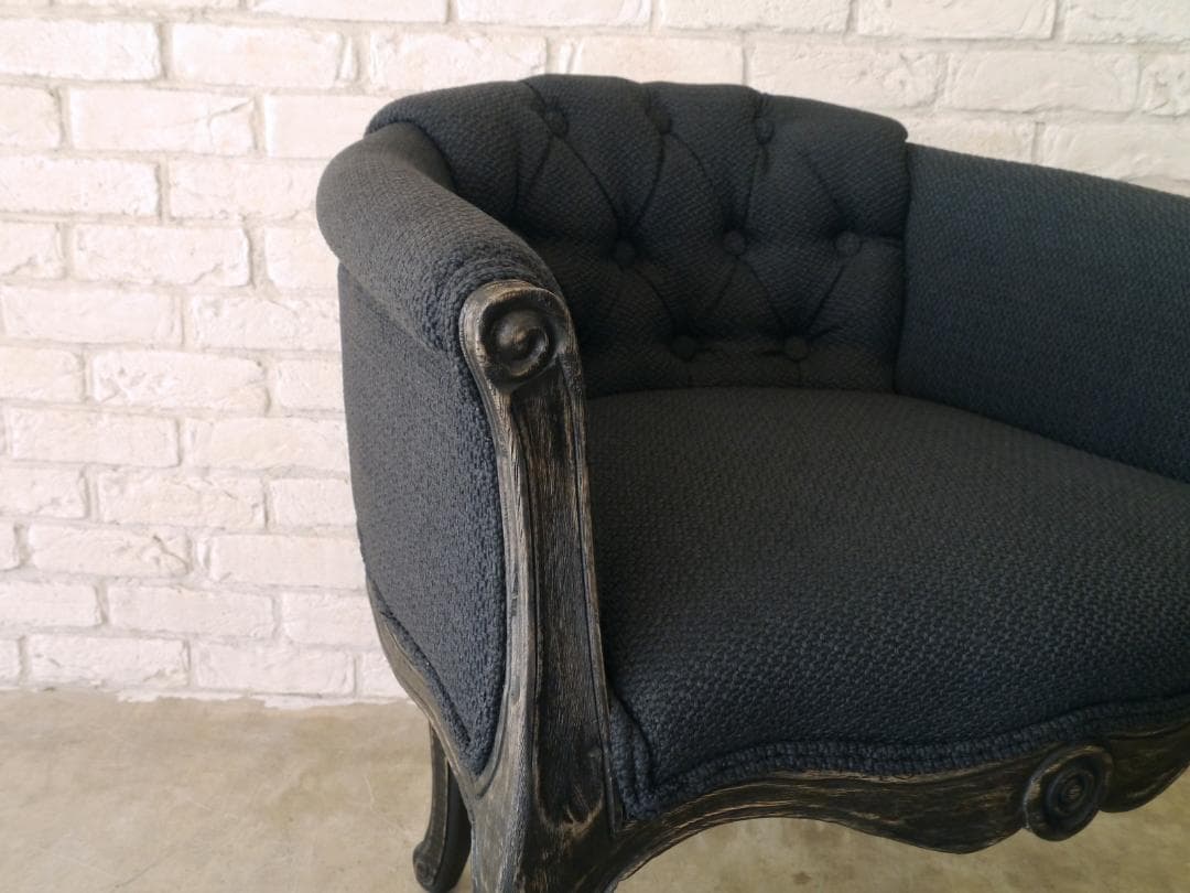 GRT DC SK　1人掛け用ソファ　1Pソファ　ブラック　4脚セット