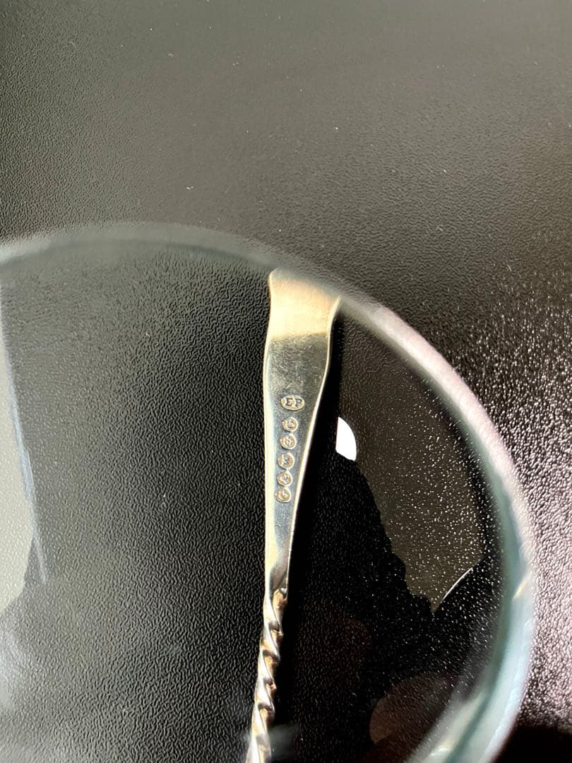 イギリスヴィンテージ シルバーメッキ製のジャムスプーン専用箱入り