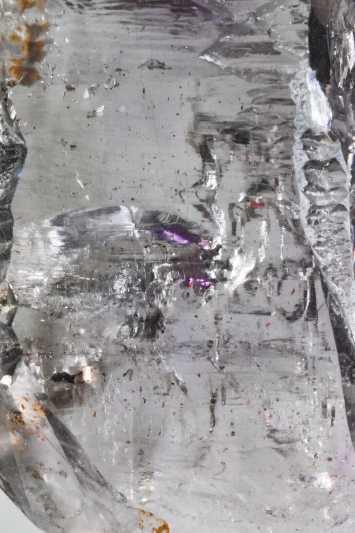 ナミビア ゴボボセブ産 アメジストエレスチャル水入り