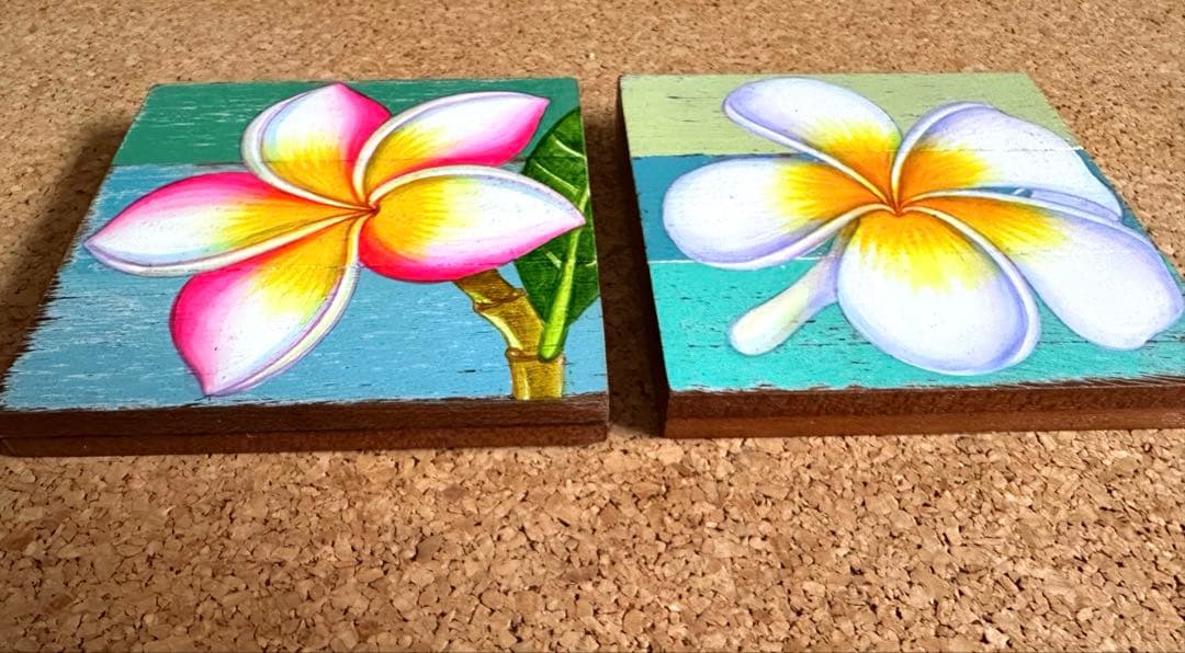 プルメリア　ハワイ　アート